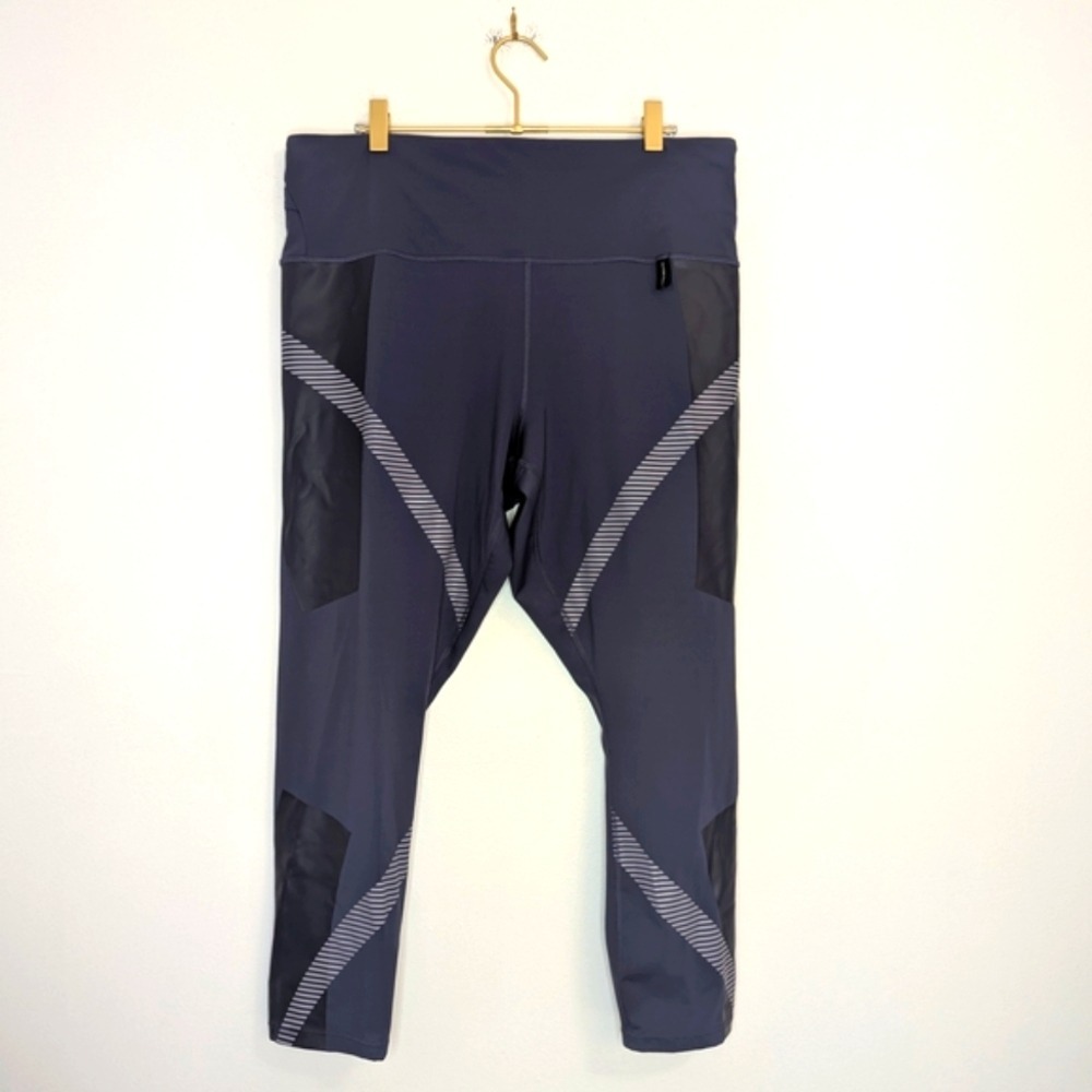 Allyson Felix Athleta High Rise Workout Leggings‎ Athletic Gray 2X